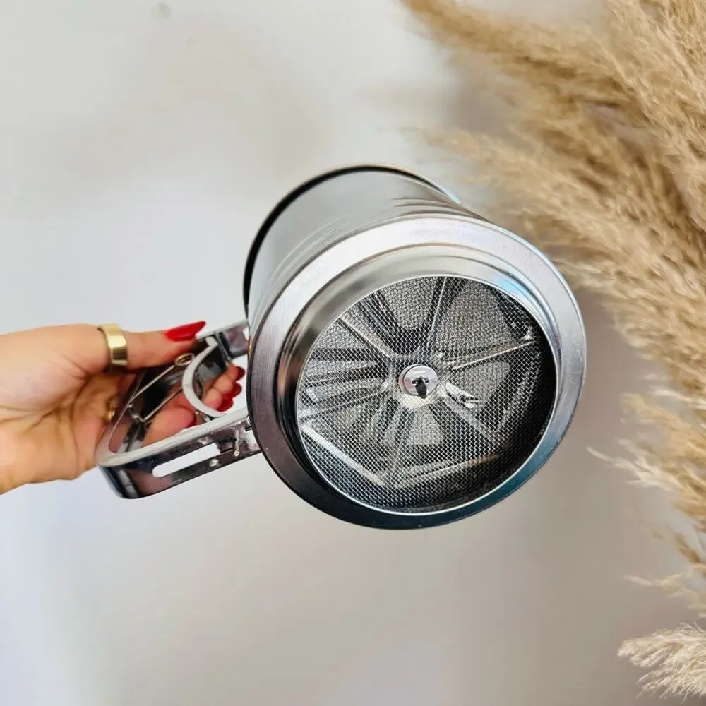 TARGET Stainless Steel Silver Flour Sugar Baking Sifter Kitchen Bake Ware Gadget
